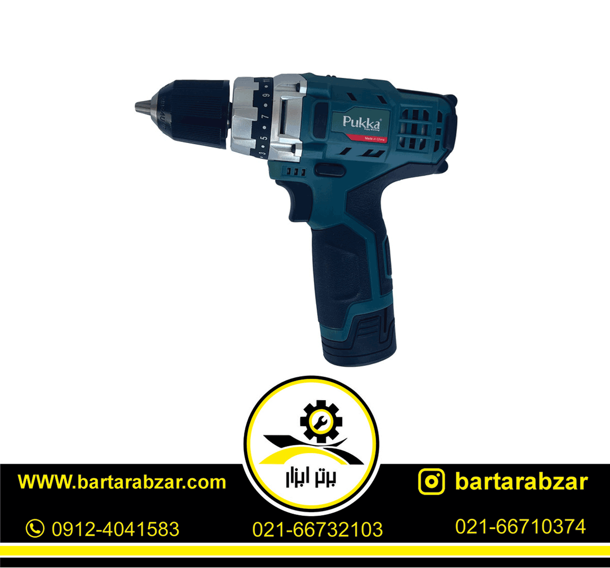 دریل شارژی 12 ولت پوکا مدل CDL120 دریل شارژی 12 ولت پوکا مدل CDL120