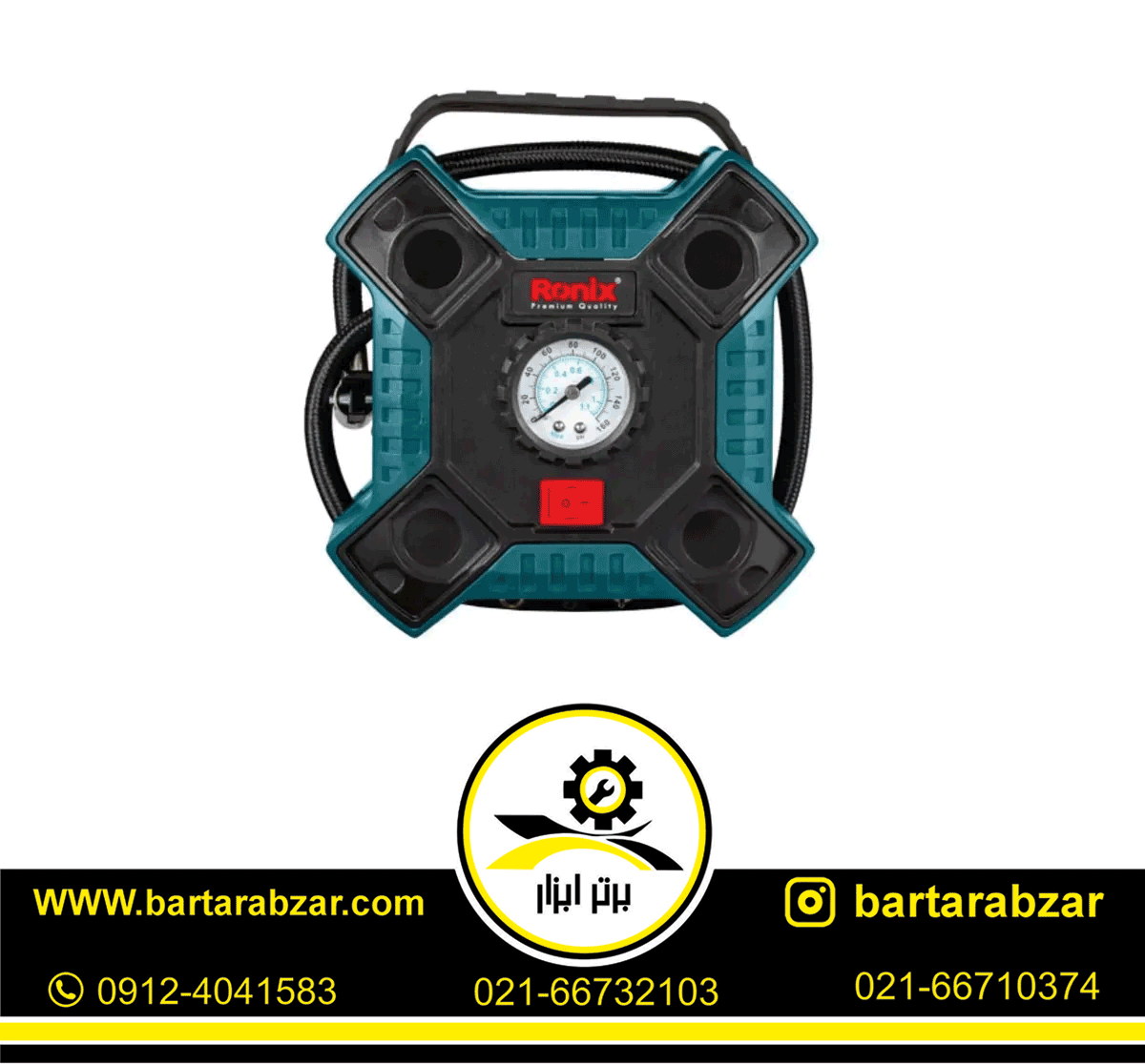 مینی کمپرسور باد فندکی رونیکس مدل RH-4263 مینی کمپرسور باد فندکی رونیکس مدل RH-4263
