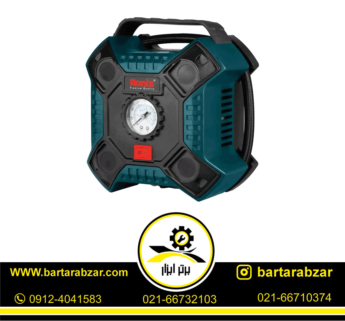 مینی کمپرسور باد آنالوگ رونیکس مدل RH-4262 مینی کمپرسور باد آنالوگ رونیکس مدل RH-4262