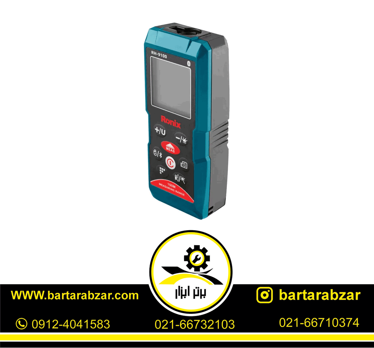 متر لیزری 100 متری رونیکس مدل RH-9100 متر لیزری 100 متری رونیکس مدل RH-9100