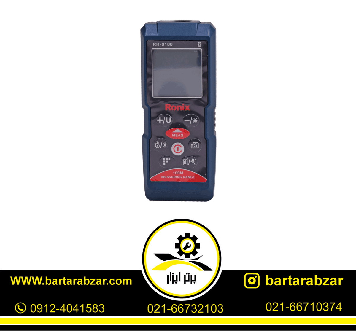 متر لیزری 100 متری رونیکس مدل RH-9100 متر لیزری 100 متری رونیکس مدل RH-9100