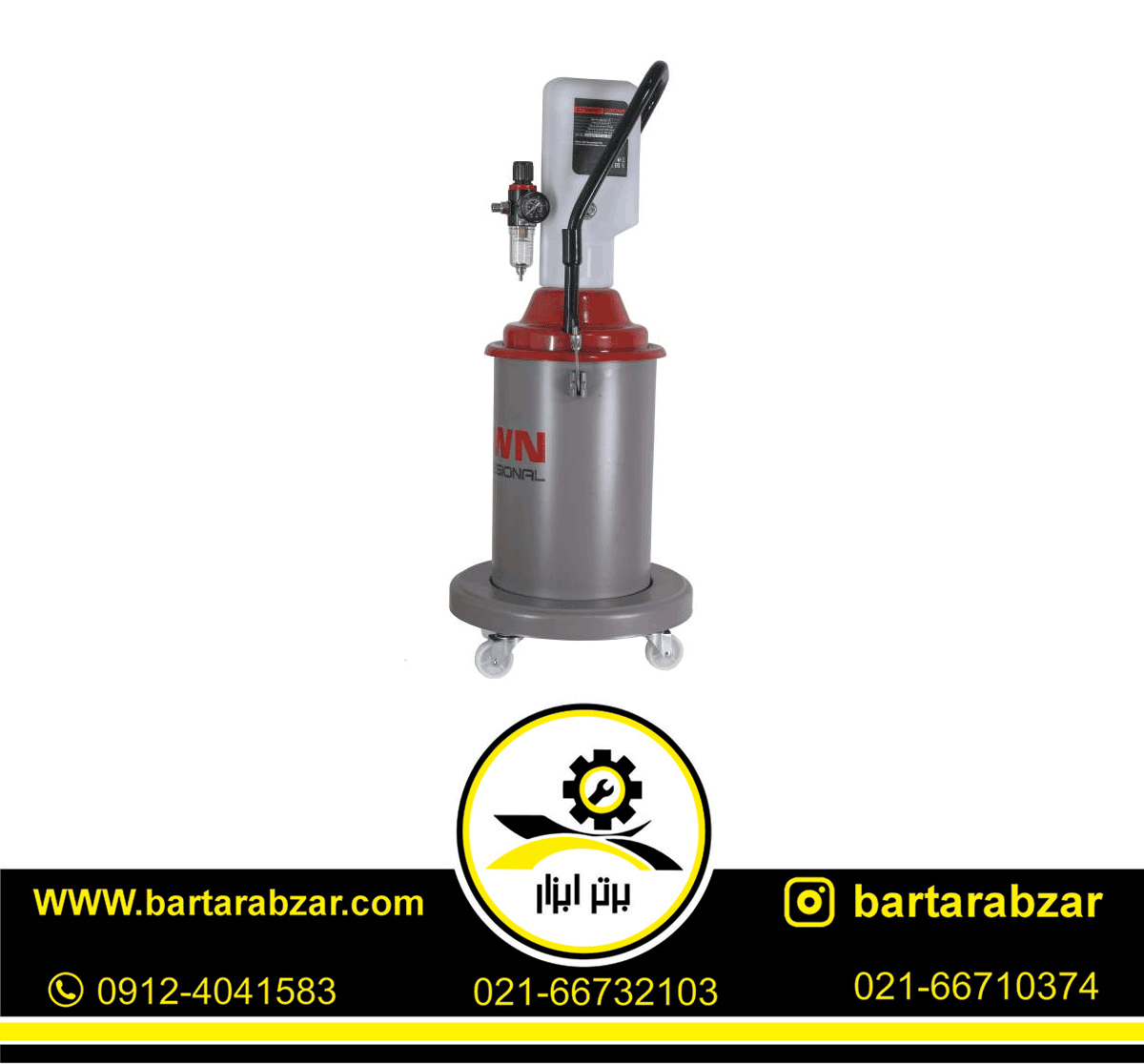 گریس پمپ 12 لیتری 400 بار کرون مدل CT38097 گریس پمپ 12 لیتری 400 بار کرون مدل CT38097