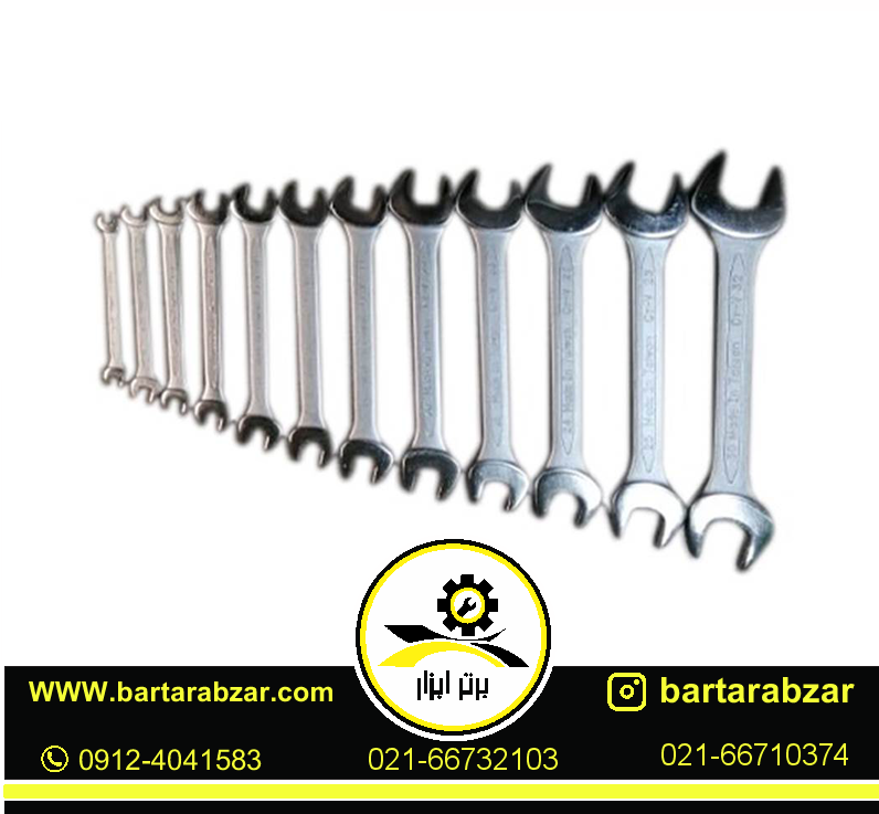 آچار دو سر تخت سری بست واستر سایز 21*23 آچار دو سر تخت سری بست واستر سایز 21*23