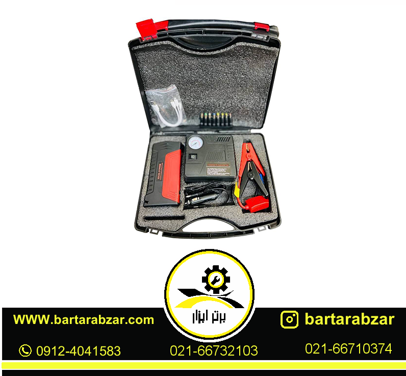 پک جامپ پاور و کمپرسور مدل HIGH POWER-16800MAH پک جامپ پاور و کمپرسور مدل HIGH POWER-16800MAH