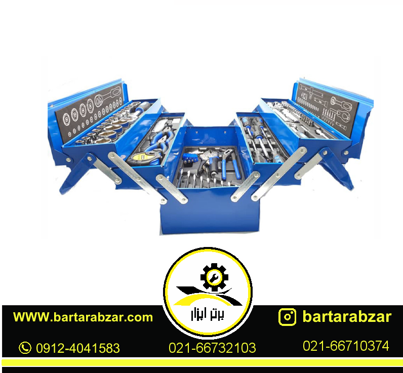 مجموعه 85 عددی جعبه ابزار باس مدل BS-TOLS-85 مجموعه 85 عددی جعبه ابزار باس مدل BS-TOLS-85