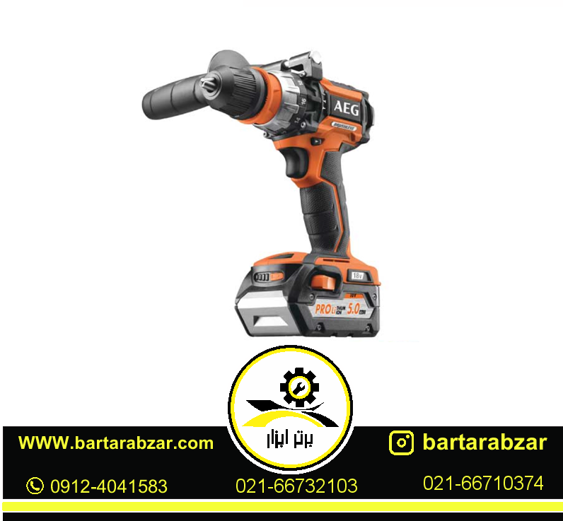 دریل پیچ گوشتی شارژی 18 ولت چکشی بدون زغال آاگ مدل BSB18CBL-502C دریل پیچ گوشتی شارژی 18 ولت چکشی بدون زغال آاگ مدل BSB18CBL-502C