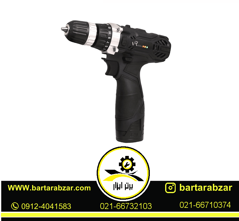 دریل شارژی 12 ولت ویوارکس مدل VR12V-2B دریل شارژی 12 ولت ویوارکس مدل VR12V-2B