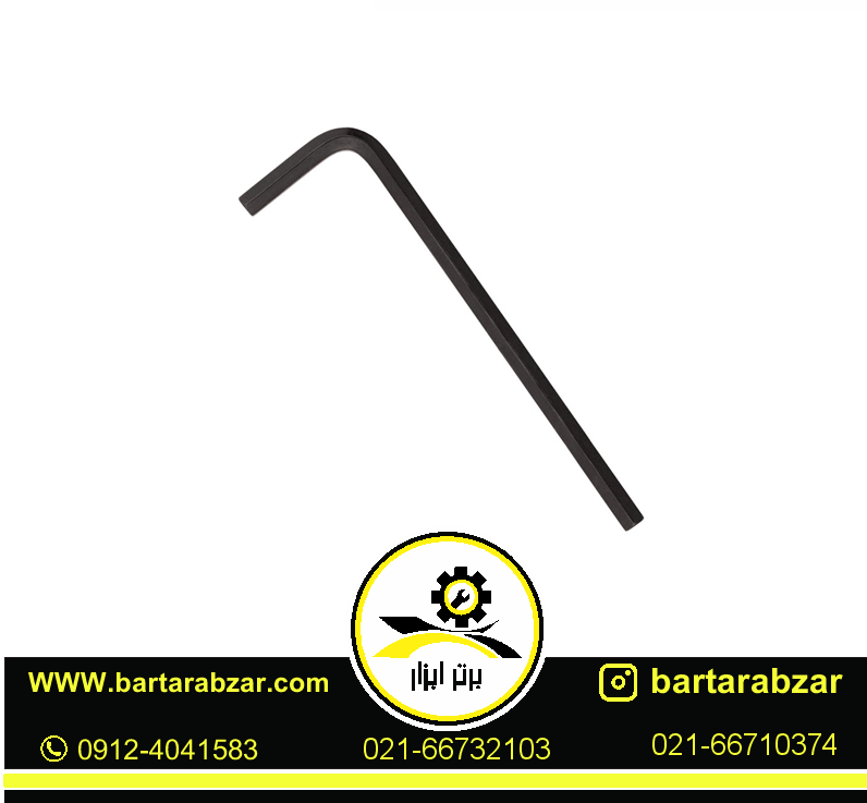 آچار آلن فوق بلند ایران پتک مدل SL 201053 سایز 2.5*112