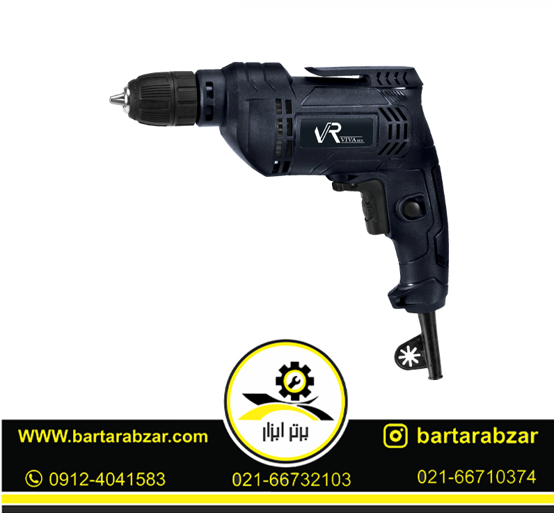 دریل 10 میلیمتر 500 وات ویوارکس مدل VR5010-ED دریل 10 میلیمتر 500 وات ویوارکس مدل VR5010-ED