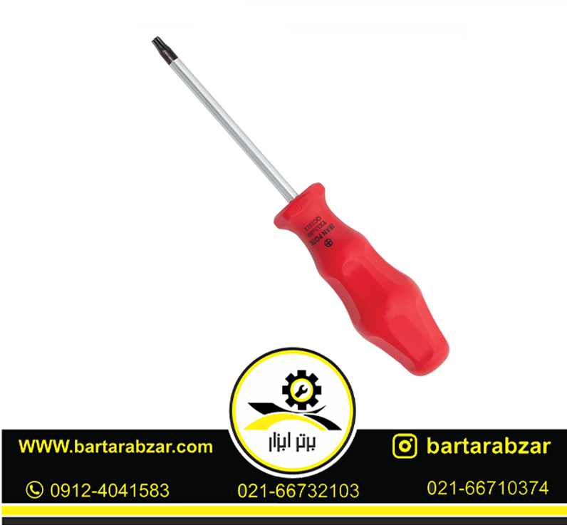 پیچ گوشتی ستاره ای TX15 ایران پتک مدل QC1012 پیچ گوشتی ستاره ای TX15 ایران پتک مدل QC1012