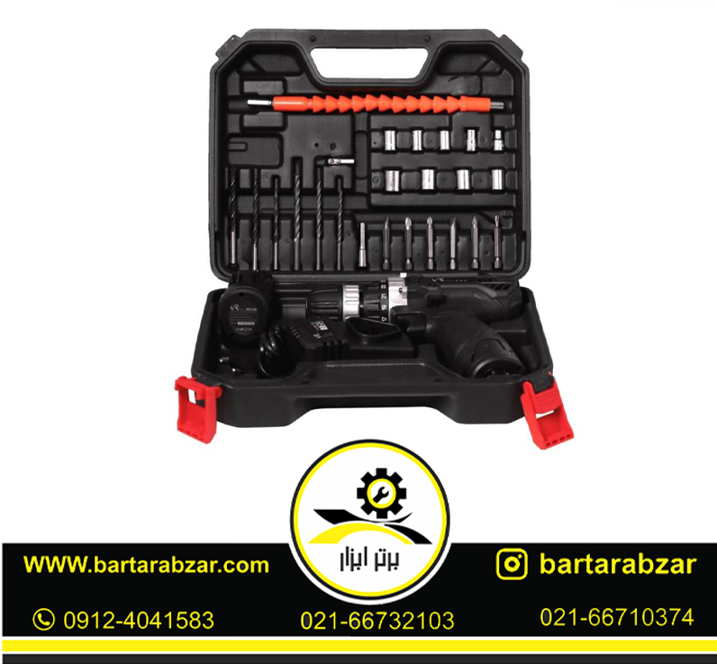 دریل شارژی12 ولت ویوارکس VR12V-2A دریل شارژی12 ولت ویوارکس VR12V-2A