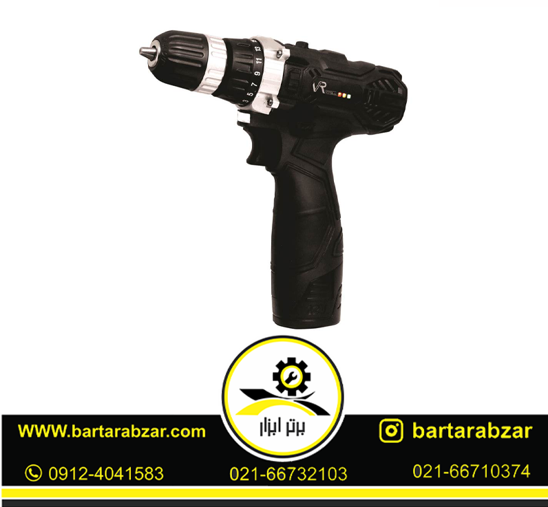 دریل شارژی چکشی 16 ولت ویوارکس مدل VR16.8V-2HA