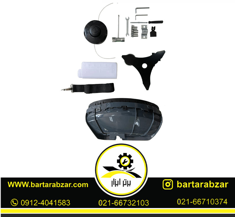 علف زن بنزینی کوله ای ویوارکس مدل VR5215-GBP علف زن بنزینی کوله ای ویوارکس مدل VR5215-GBP