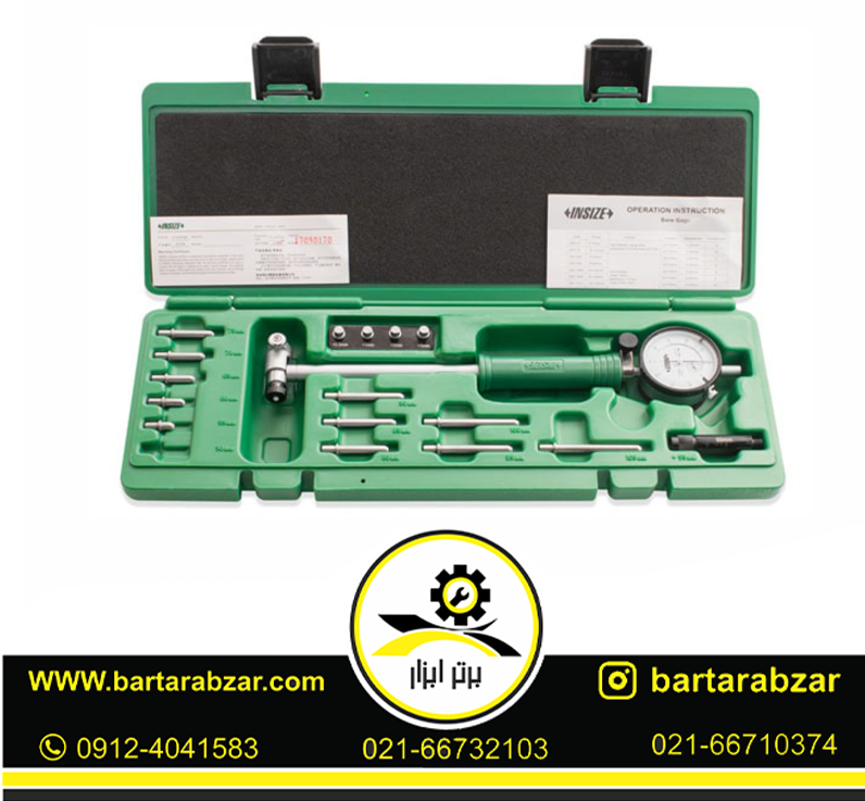 بور گیج 160 - 50 میلی متر اینسایز مدل 2322-160A بور گیج 160 - 50 میلی متر اینسایز مدل 2322-160A