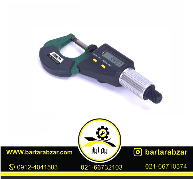 میکرومتر دیجیتال اینسایز خارج سنج 25-0 میلی متر مدل25-3109 میکرومتر دیجیتال اینسایز خارج سنج 25-0 میلی متر مدل25-3109
