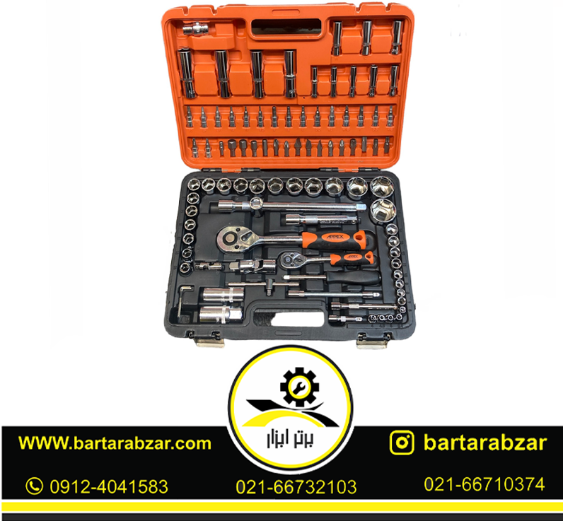 جعبه بکس 94 پارچه اپکس مدل APX-1594 جعبه بکس 94 پارچه اپکس مدل APX-1594