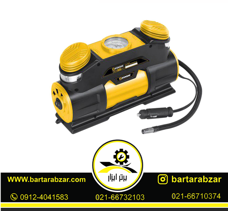 کمپرسور باد فندکی دو سیلندر کنزاکس مدل 5419 کمپرسور باد فندکی دو سیلندر کنزاکس مدل 5419
