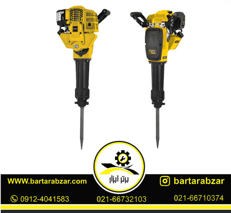 چکش تخریب بنزینی 20 کیلو کنزاکس مدل 6300 چکش تخریب بنزینی 20 کیلو کنزاکس مدل 6300
