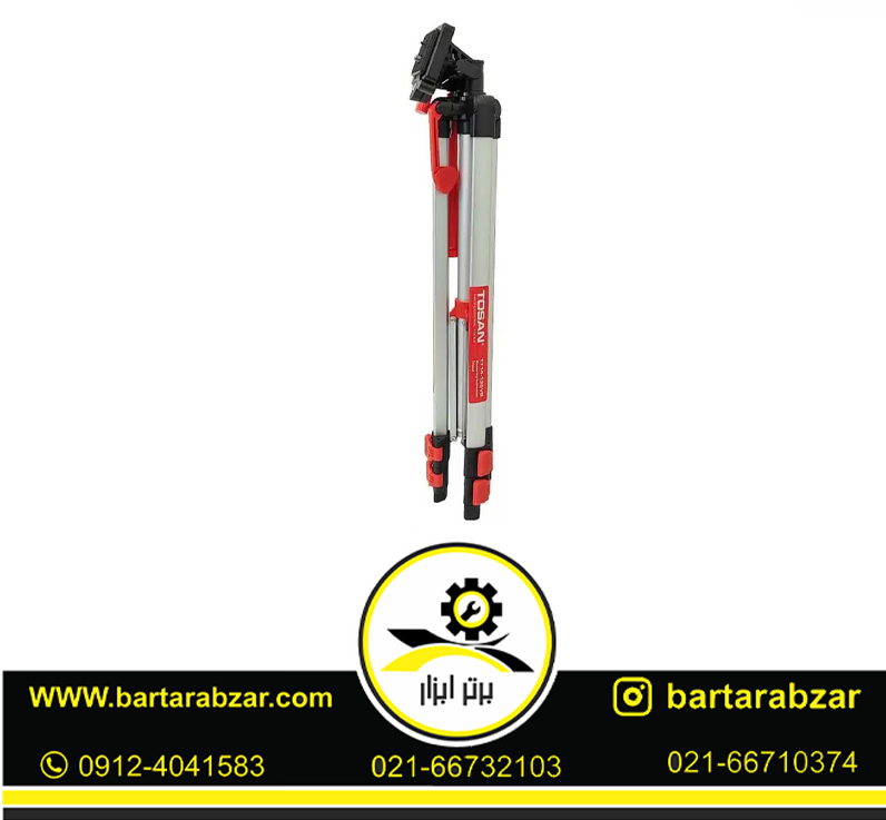 سه پایه متر و تراز لیزری توسن مدل TT14-135VB