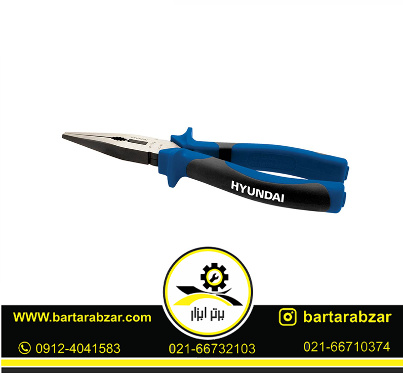 انبر دم باریک هیوندای سایز 6 مدل HT1606 انبر دم باریک هیوندای سایز 6 مدل HT1606