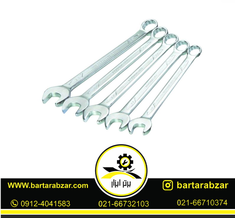 مجموعه 22 عددی آچار یک سر رینگ کیفی هیوندای مدل HT-1422