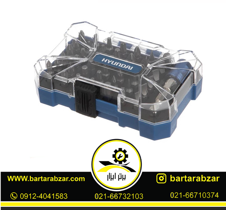 ست 43 عددی سر پیچ گوشتی هیوندای مدل HC43B ست 43 عددی سر پیچ گوشتی هیوندای مدل HC43B