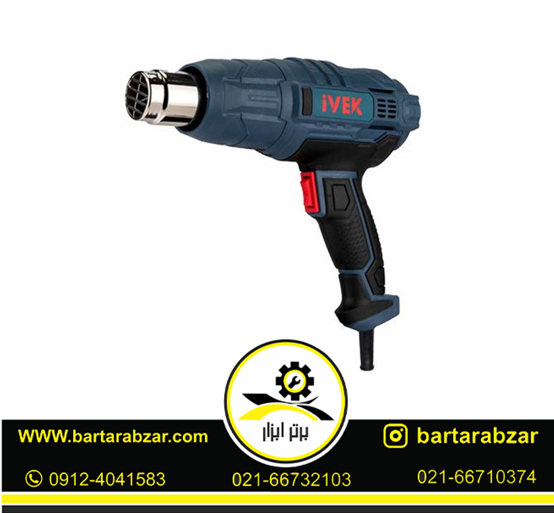 کیت سشوار صنعتی 2000 وات ایوک مدل K-6030 کیت سشوار صنعتی 2000 وات ایوک مدل K-6030