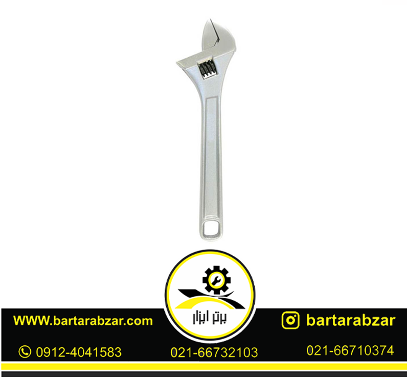 آچار فرانسه 10 اینچ هیوندای مدل HT9010 آچار فرانسه 10 اینچ هیوندای مدل HT9010