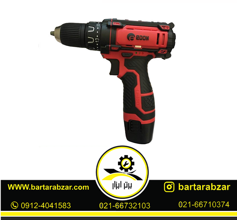 دریل شارژی 12 ولت ادون مدل AD-12A (تک باتری) دریل شارژی 12 ولت ادون مدل AD-12A (تک باتری)