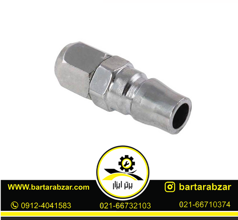 دنباله اتصال شیلنگ فنری 1/4 اینچ اکتیو مدل 20PP دنباله اتصال شیلنگ فنری 1/4 اینچ اکتیو مدل 20PP
