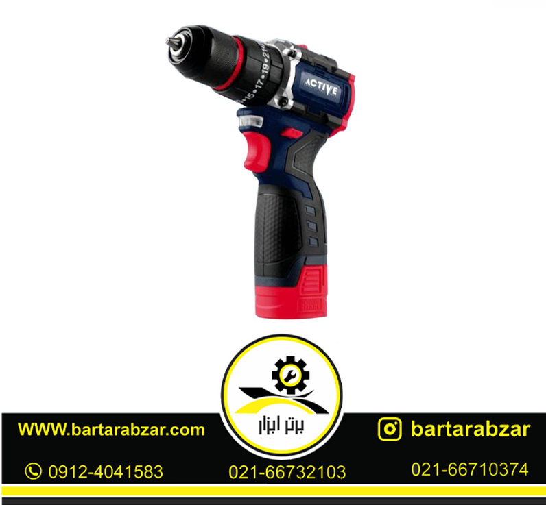 دریل پیچ گوشتی شارژی براشلس اکتیو مدل AC-3516BL دریل پیچ گوشتی شارژی براشلس اکتیو مدل AC-3516BL