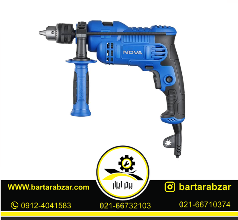دریل 13 چکشی 850 وات نووا مدل 2236 دریل 13 چکشی 850 وات نووا مدل 2236