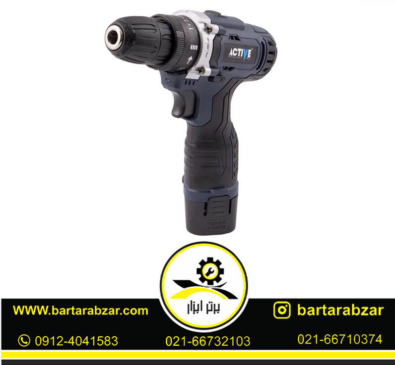 دریل شارژی 12 ولت اکتیو مدل AC-2812BM دریل شارژی 12 ولت اکتیو مدل AC-2812BM