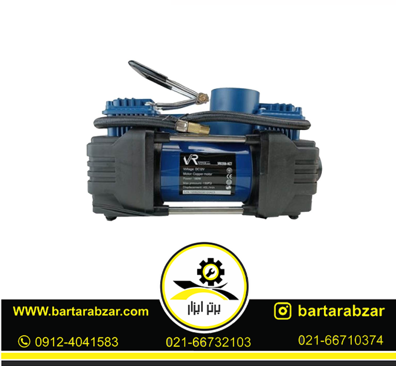 کمپرسور فندکی دو سیلندر ویوارکس مدل VR1206-ACT کمپرسور فندکی دو سیلندر ویوارکس مدل VR1206-ACT