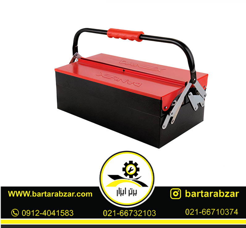جعبه ابزار فلزی اتوماتیک 40 سانتی متر دو طبقه دنلکس مدل DH-1042 جعبه ابزار فلزی اتوماتیک 40 سانتی متر دو طبقه دنلکس مدل DH-1042