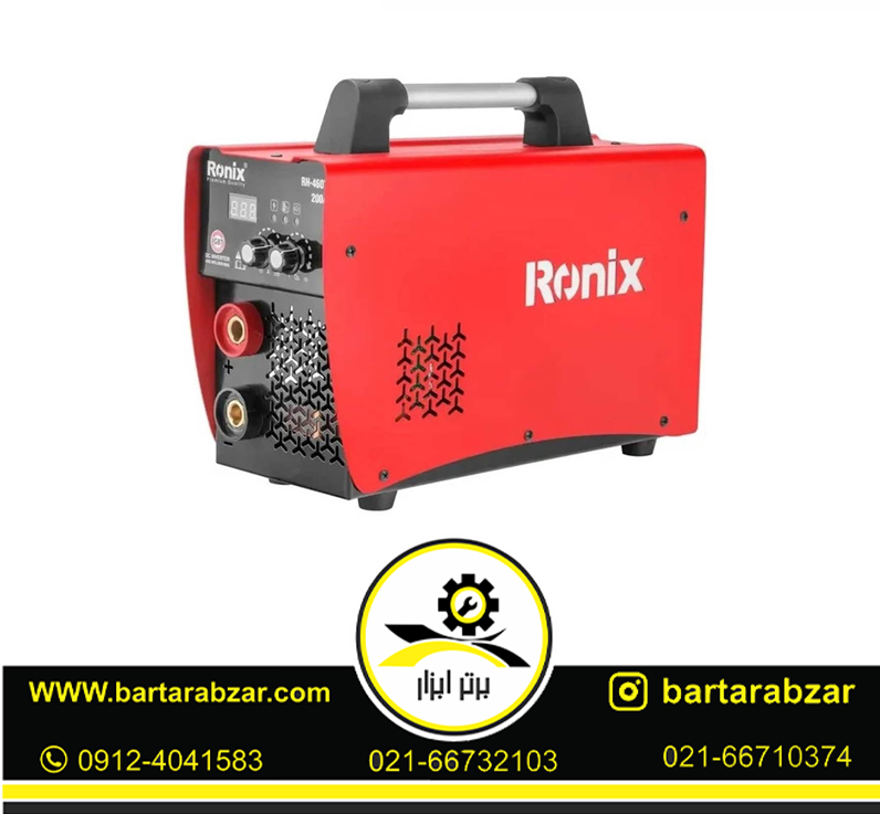 اینورتر جوشکاری 200 آمپر رونیکس مدل RH-4607 اینورتر جوشکاری 200 آمپر رونیکس مدل RH-4607