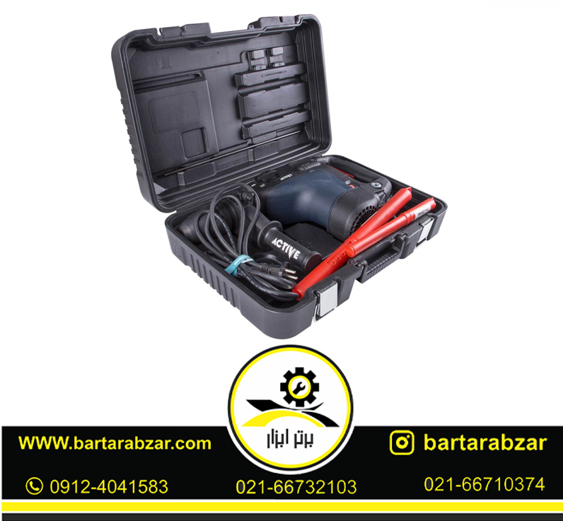 دریل بتن کن 40 میلیمتر 1200 وات اکتیو مدل AC-2440B دریل بتن کن 40 میلیمتر 1200 وات اکتیو مدل AC-2440B
