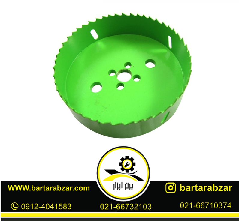 مته گرد بر کبالت ولف مدل BI-METAL-120MM