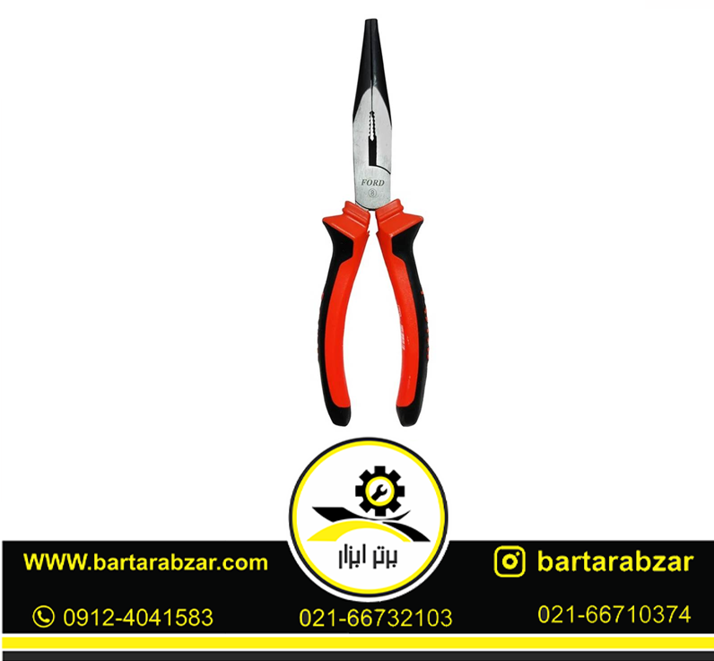 انبر دم باریک فورد سایز 8 اینچ انبر دم باریک فورد سایز 8 اینچ