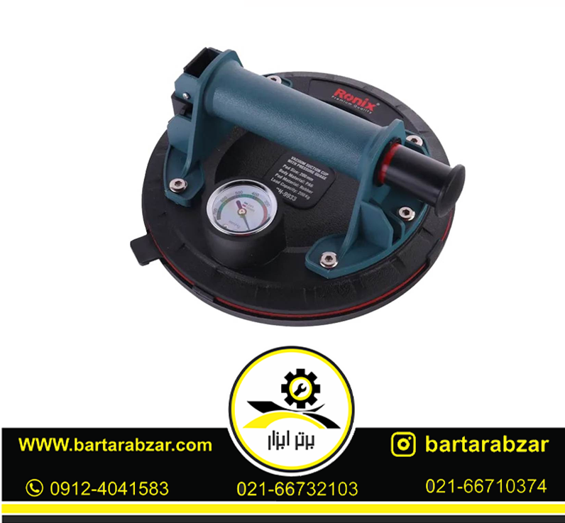 قاپک شیشه تک قلو پمپی گیج دار رونیکس مدل RH-9933 قاپک شیشه تک قلو پمپی گیج دار رونیکس مدل RH-9933