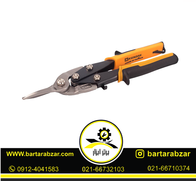 قیچی ورق بر مستقیم 10 اینچ کنزاکس مدل KSS-110 (تایوان) قیچی ورق بر مستقیم 10 اینچ کنزاکس مدل KSS-110 (تایوان)