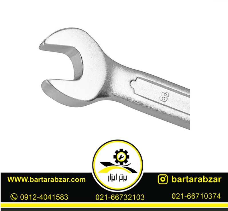 آچار یک سر تخت یک سر رینگ سایز 8 رونیکس مدل RH-2108 آچار یک سر تخت یک سر رینگ سایز 8 رونیکس مدل RH-2108