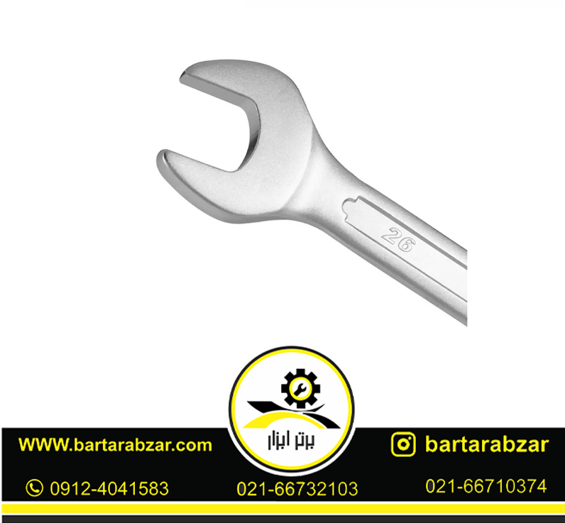 آچار یک سر تخت یک سر رینگ سایز 26 رونیکس مدل RH-2126 آچار یک سر تخت یک سر رینگ سایز 26 رونیکس مدل RH-2126