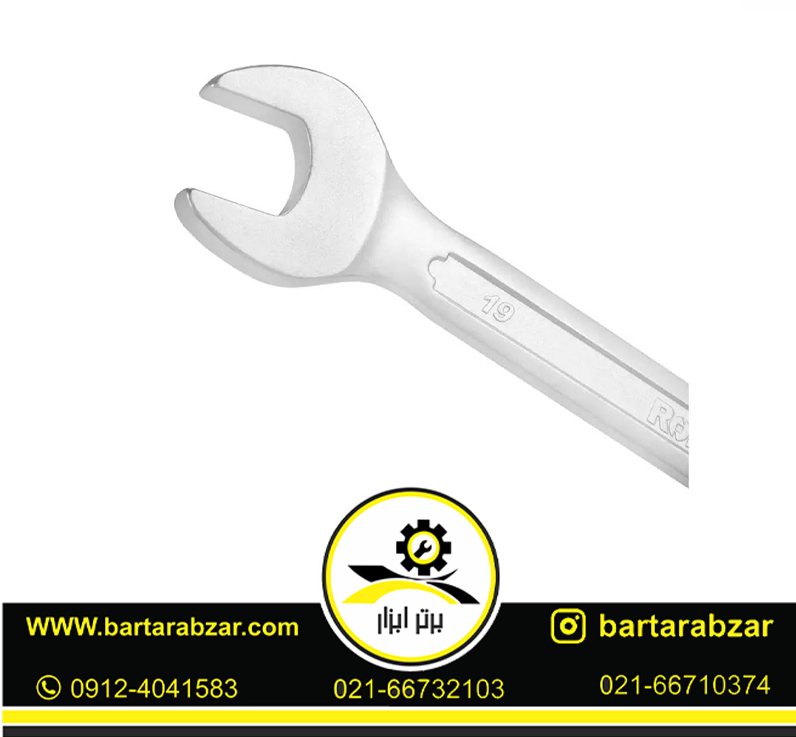 آچار یک سر تخت یک سر رینگ سایز 19 رونیکس مدل RH-2119 آچار یک سر تخت یک سر رینگ سایز 19 رونیکس مدل RH-2119