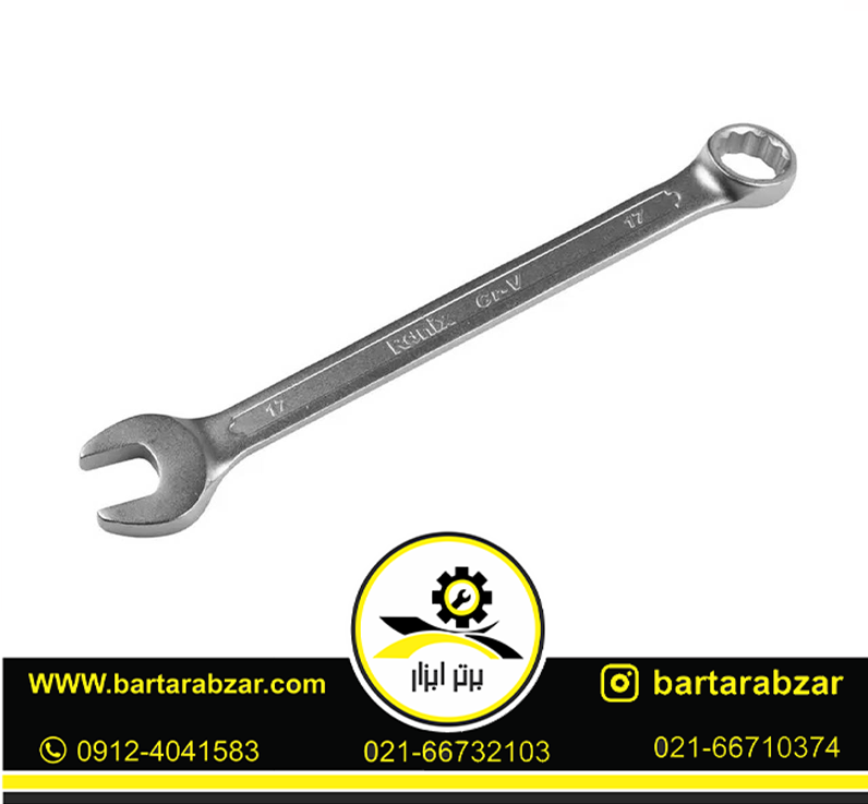 آچار یک سر تخت یک سر رینگ سایز 17 رونیکس مدل RH-2117 آچار یک سر تخت یک سر رینگ سایز 17 رونیکس مدل RH-2117