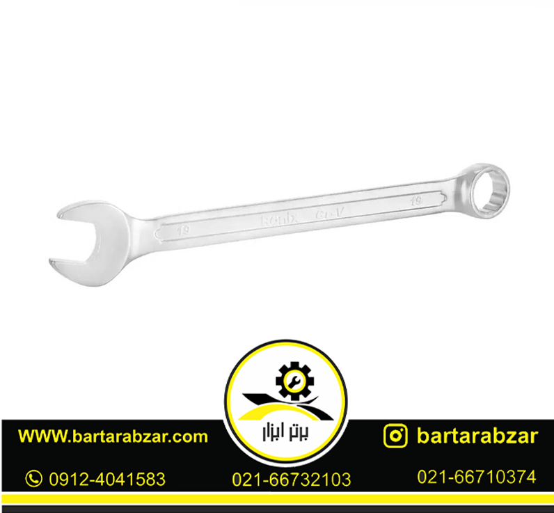 آچار یک سر تخت یک سر رینگ سایز 19 رونیکس مدل RH-2119 آچار یک سر تخت یک سر رینگ سایز 19 رونیکس مدل RH-2119