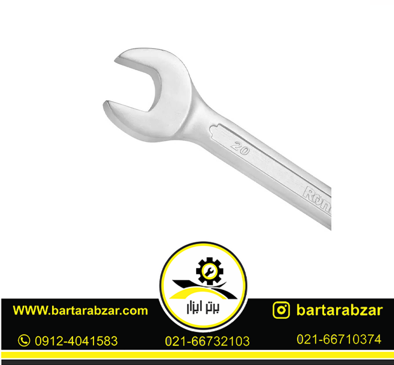 آچار یک سر تخت یک سر رینگ سایز 20 رونیکس مدل RH-2120 آچار یک سر تخت یک سر رینگ سایز 20 رونیکس مدل RH-2120