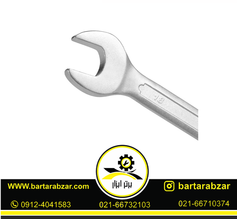 آچار یک سر تخت یک سر رینگ سایز 18 رونیکس مدل RH-2118 آچار یک سر تخت یک سر رینگ سایز 18 رونیکس مدل RH-2118