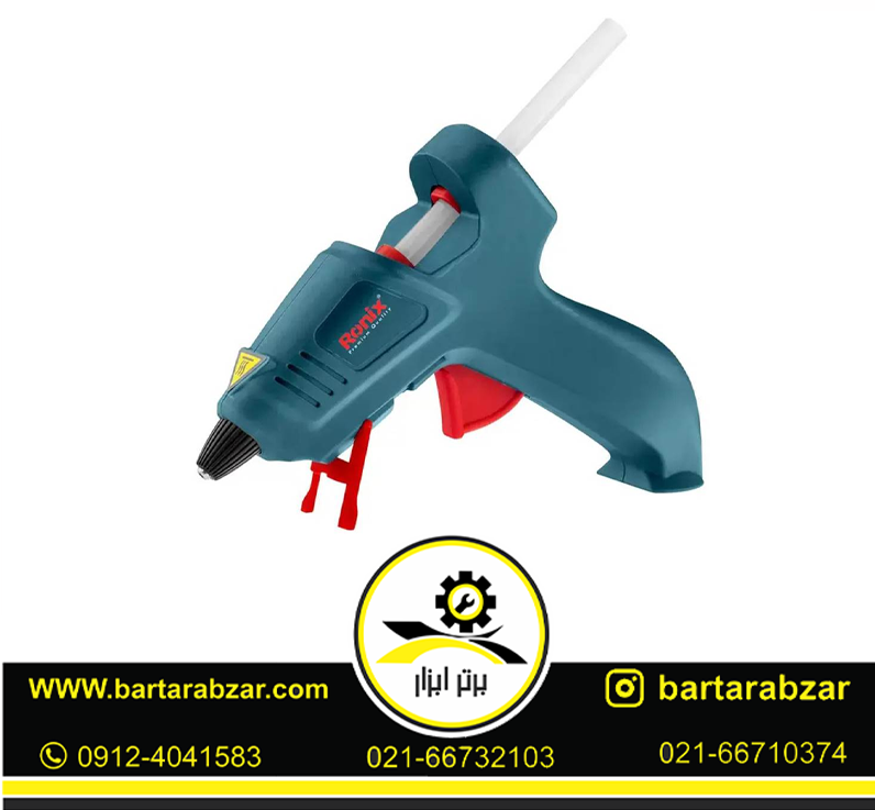 تفنگ چسب حرارتی 20 وات رونیکس مدل RH-4463 تفنگ چسب حرارتی 20 وات رونیکس مدل RH-4463