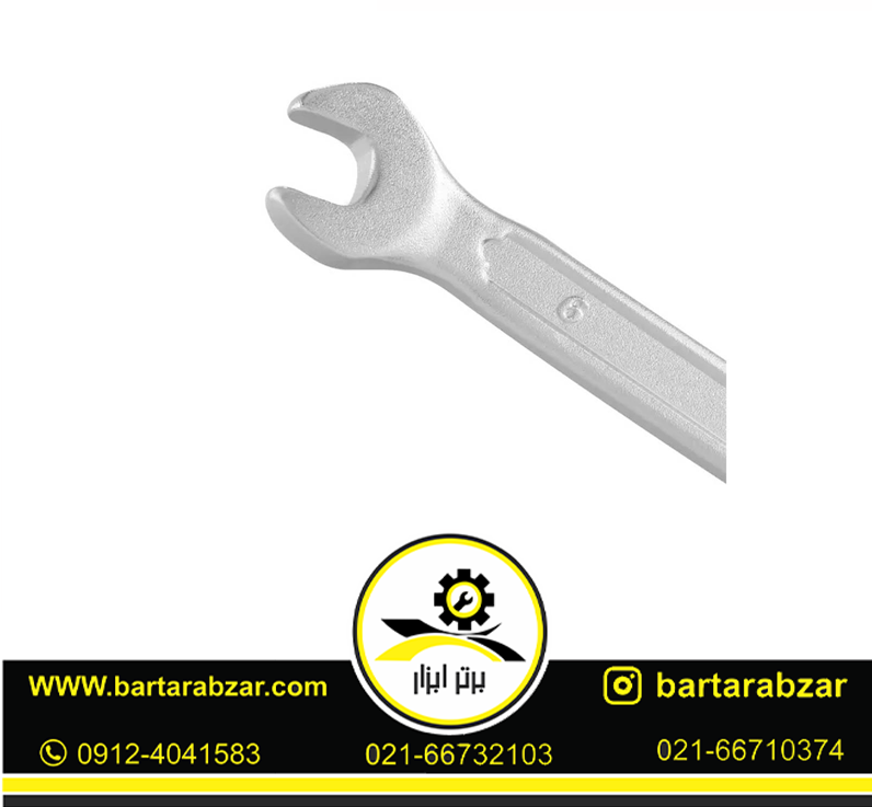 آچار یک سر تخت یک سر رینگ سایز 6 رونیکس مدل RH-2106 آچار یک سر تخت یک سر رینگ سایز 6 رونیکس مدل RH-2106
